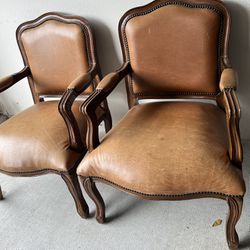 Leather Antique Chairs 