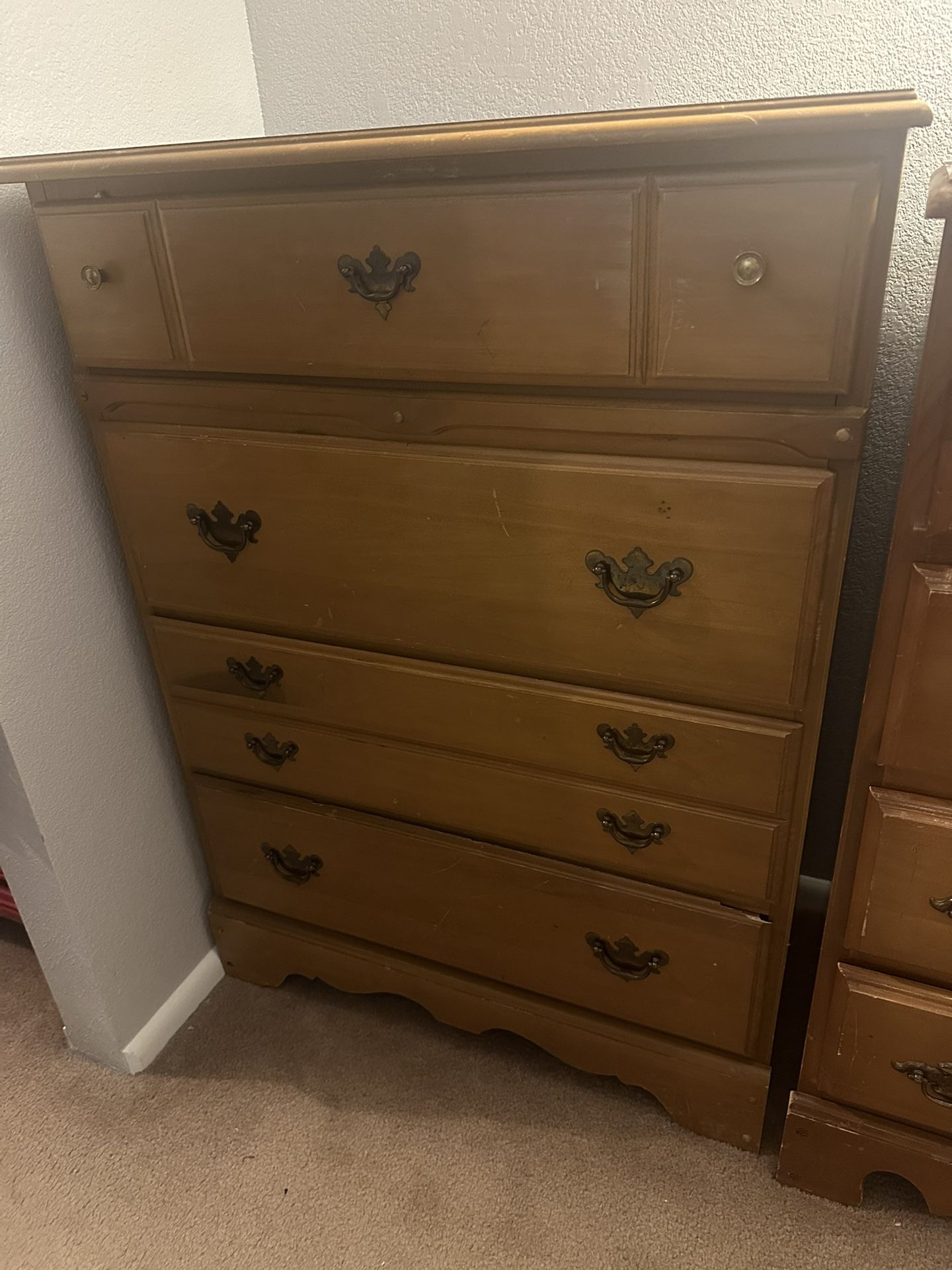 Tall Wood Dresser