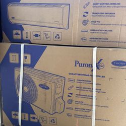Carrier 18k btus Minisplit AC & Heater 220v