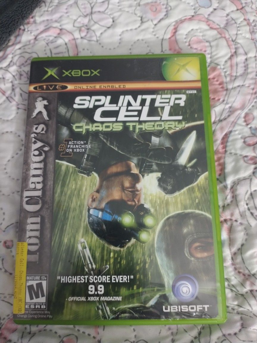  Tom Clancy's Splinter Cell Chaos Theory - Xbox : Video Games