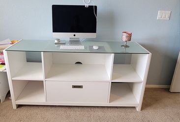 Computer Desk and Matching Storage Furniture