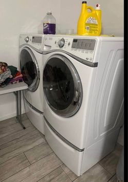 Washer and dryer