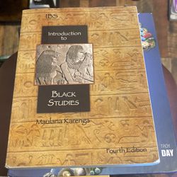 Introduction To Black Studies Textbook