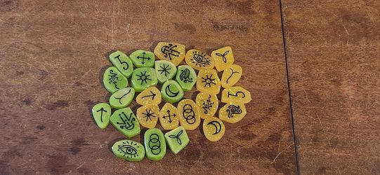 2 Sets Of Witch Runes