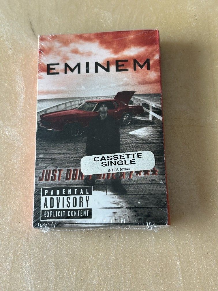 Eminem Just Don't Give A F*** 2 Vintage New Cassette Tapes