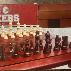 Chess & Checkers Set