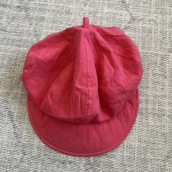 Vintage 1980s Dee-Lees Women’s Pink Streetwear Hip Hop Newsboy Velcro Hat