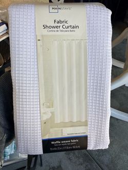 Mainstays fabric shower curtain