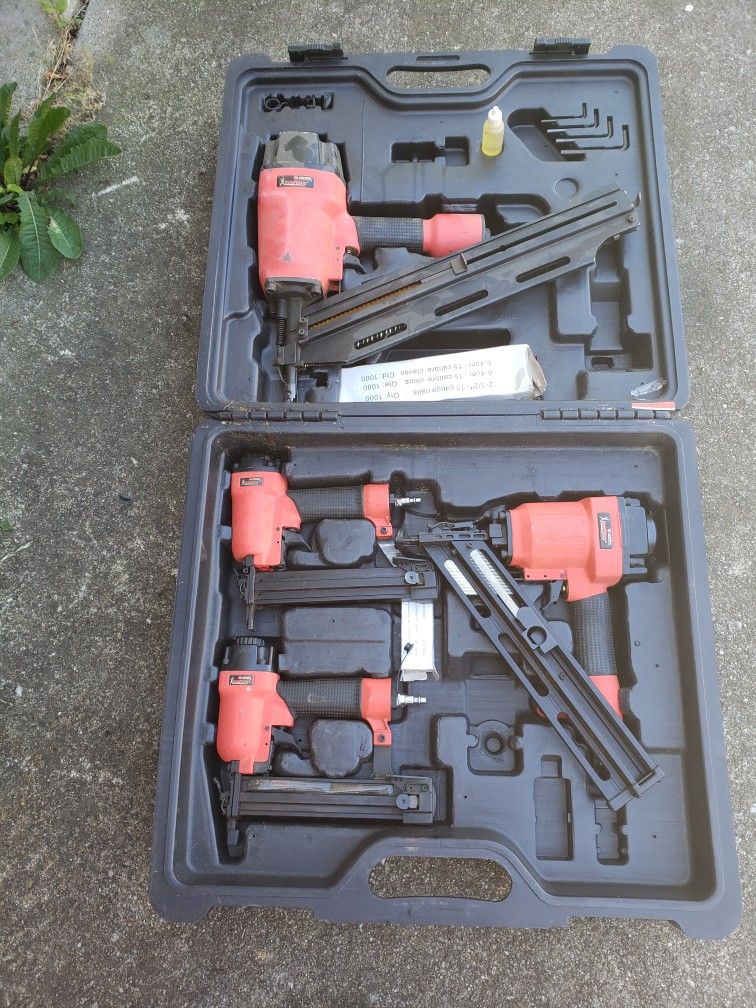 Iron Force 4 Piece Nailer Set With Case