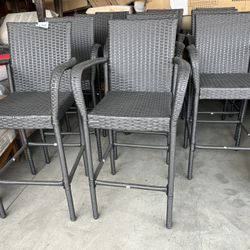 Wicker Barstools