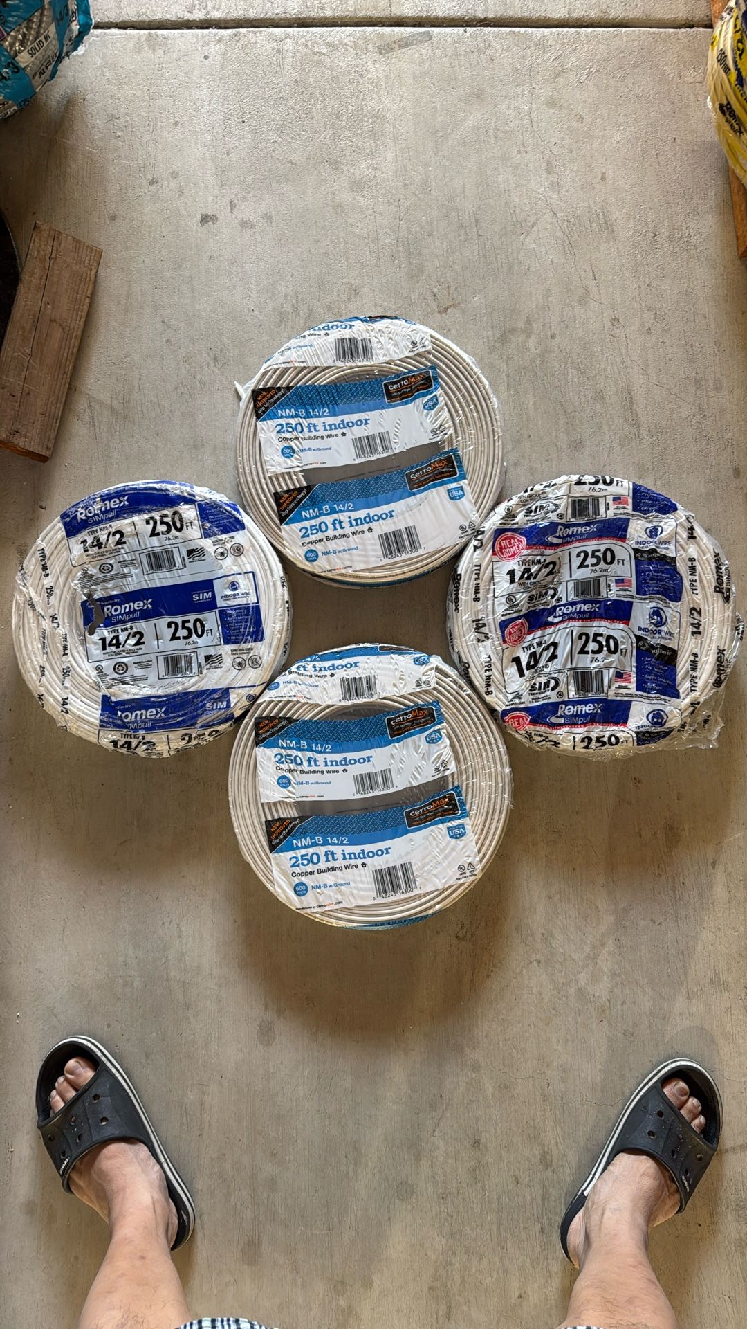 Electric Wire 14/2 250’ New