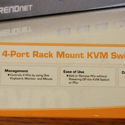 KVM Switch NEW 4 port