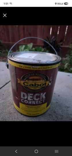 New Unopened Cabot Deck Correct - Tint Base (1 Gal)