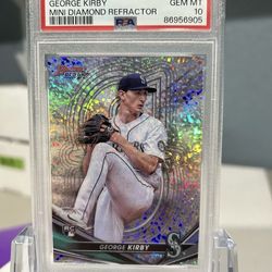 George Kirby numbered rookie PSA 10