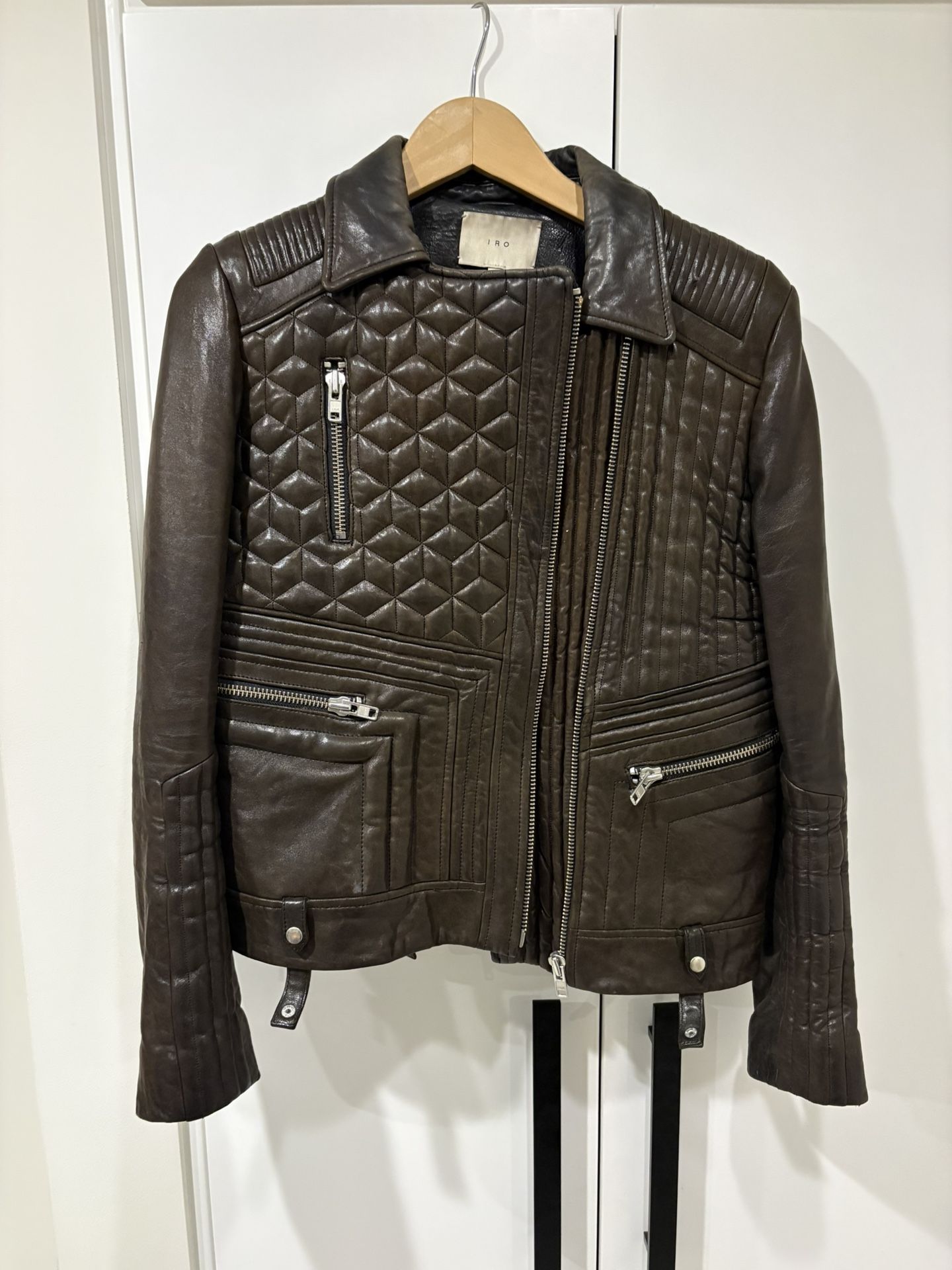 Women’s IRO Leather Lambskin Jacket Used