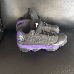 Air Jordan 13 Black Purple Sneakers