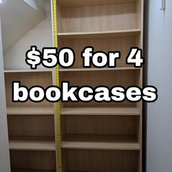 Four Bookcases 