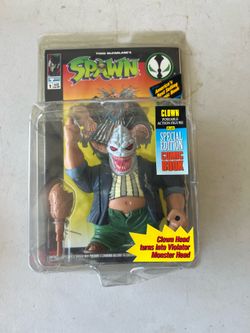 SPAWN clown face