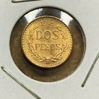 2 Pesos Mexico Gold 