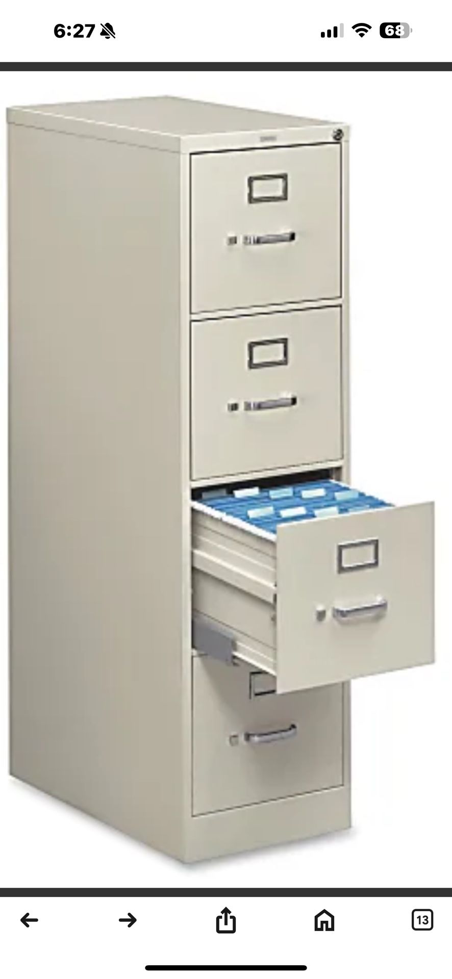 4 Drawer File cabinet