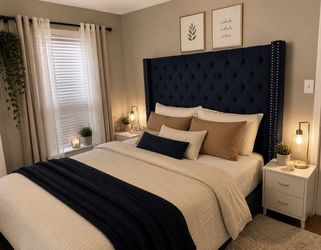 Queen Bed & Pillowtop Mattress
