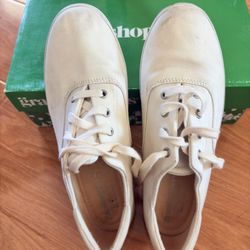 Used Grasshopper Women’s White Sneakers- Size 8.5