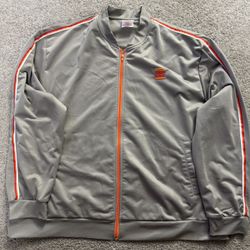 Burger King Jacket Sz 2XL Brown Full Zip