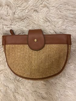 Straw handbag vintage