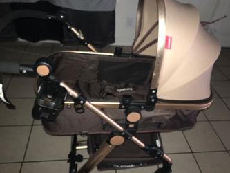Cynebaby Convertible Bassinet Stroller