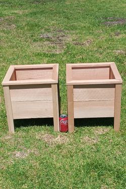 Handcrafted Cedar Planters