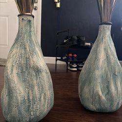 Fake plant with vase