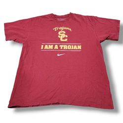 Nike Shirt Size Large Nike Team USC Trojans Graphic Print Graphic Tee "We Are SC" Print Measurements In Description 