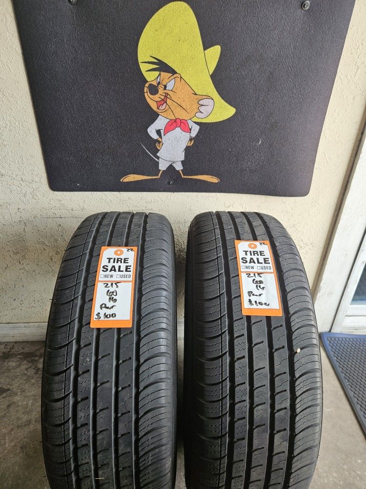 215/60/16 Superdrive Tires (2)