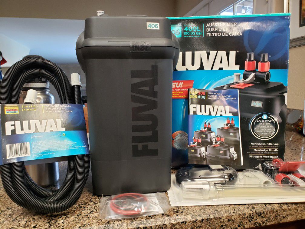 New In Box Fluval 406 Canister Filter