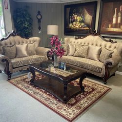 Fancy Living Room Set ((( No Credit Needed)))