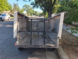 4x8 trailer with gate