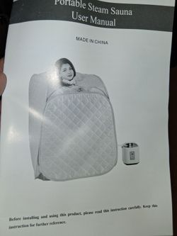 Portable sauna