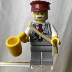 Lego Minifigure Winter Holiday Train Ticket Collector hol079 Christmas 10254