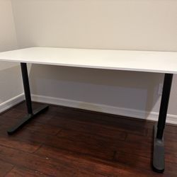 IKEA Desk – Modern Minimalist White Work Desk