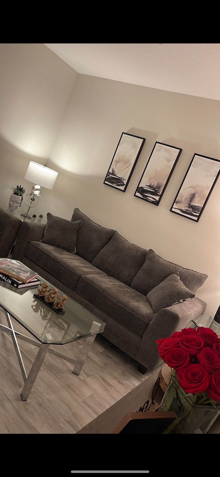 Modern Grey Sofa Set | Set de Sofas Modernos Grises | Great Condition