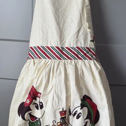 Minnie & Mickey Holiday Apron 