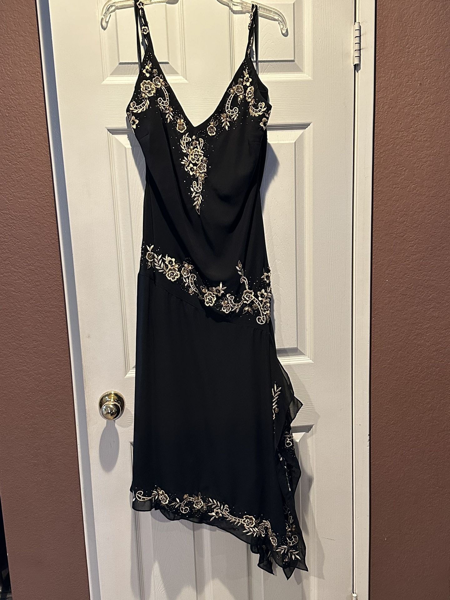 Beautiful Black/Gold Dress $70 Obo 