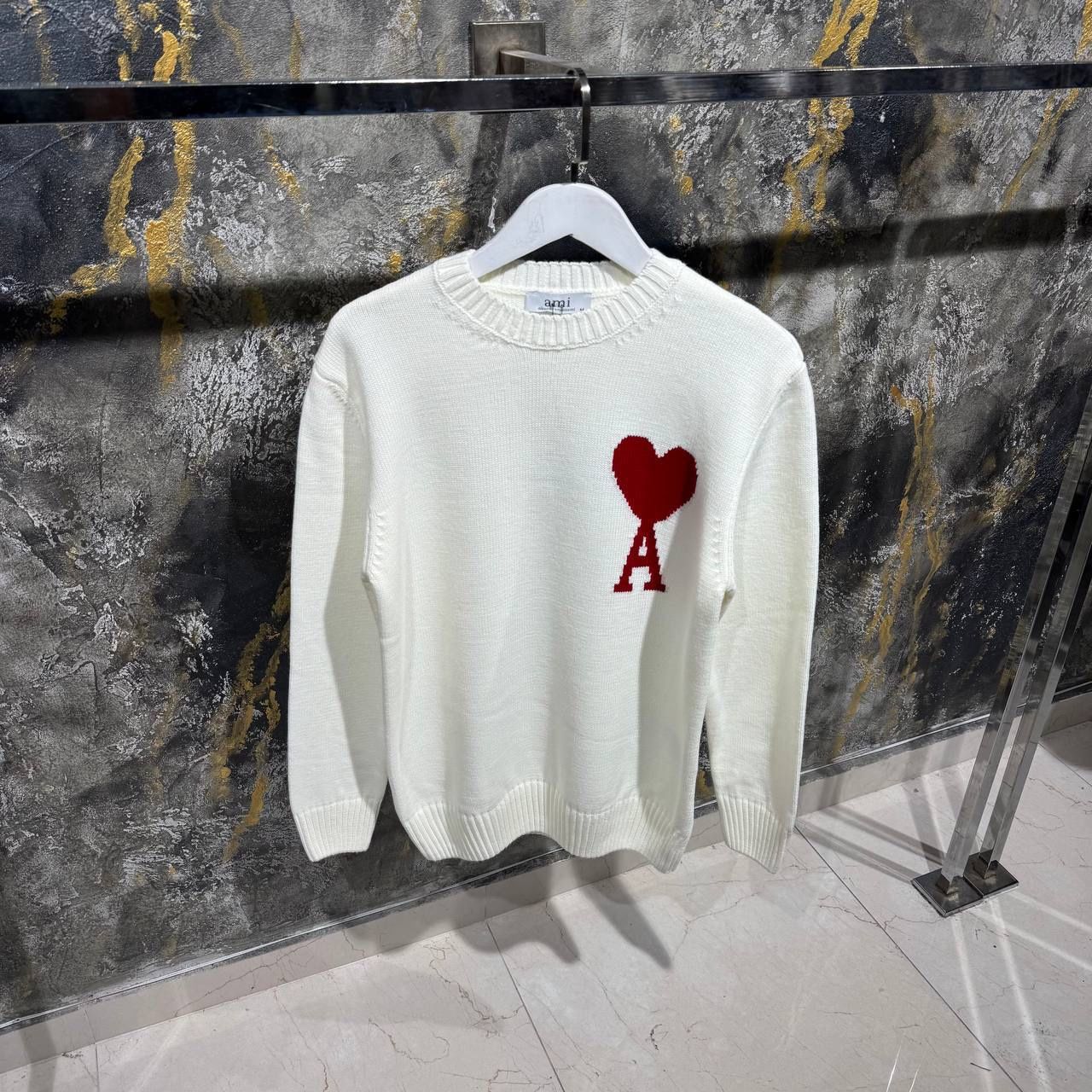 White Or Ski Blue Sweater