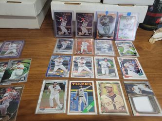 Detroit Tigers Baseball Card Lot Mcgonigle,   Jace jung Autograph,   Spencer Torkelson RC,  dillon Dingler,  Colt Keith RC ect..