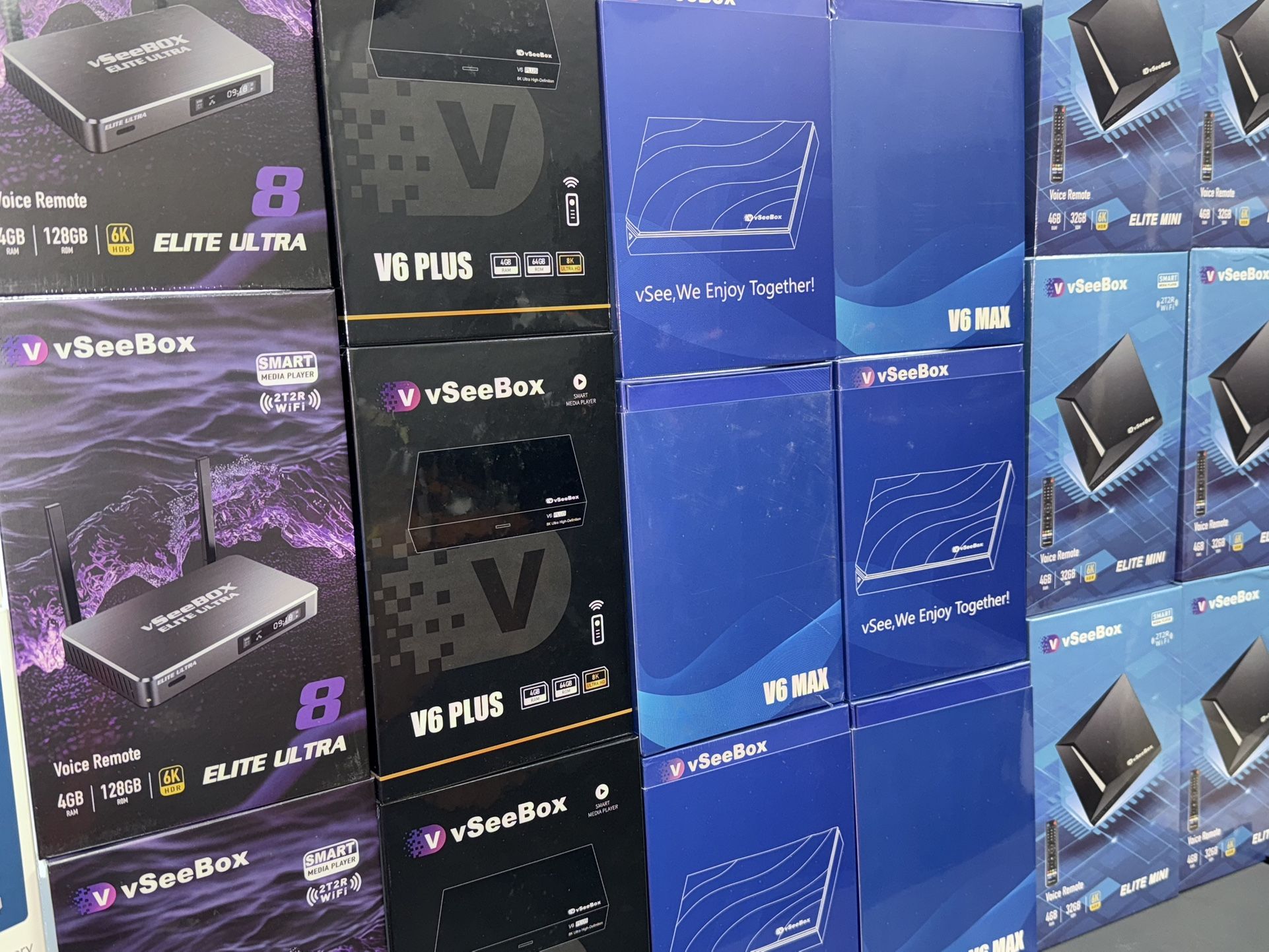 VSEEBOX VSEE BOX V6PLUS V6MAX 1 YEAR WARRANTY 2026 TV BOX