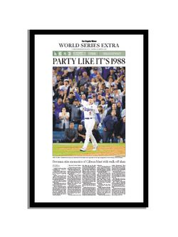 Freddie Freeman LA Times Cover Home run Wall Sign