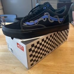 Vans Breana Geering Blue/Black Snake  SZ 11 men $80