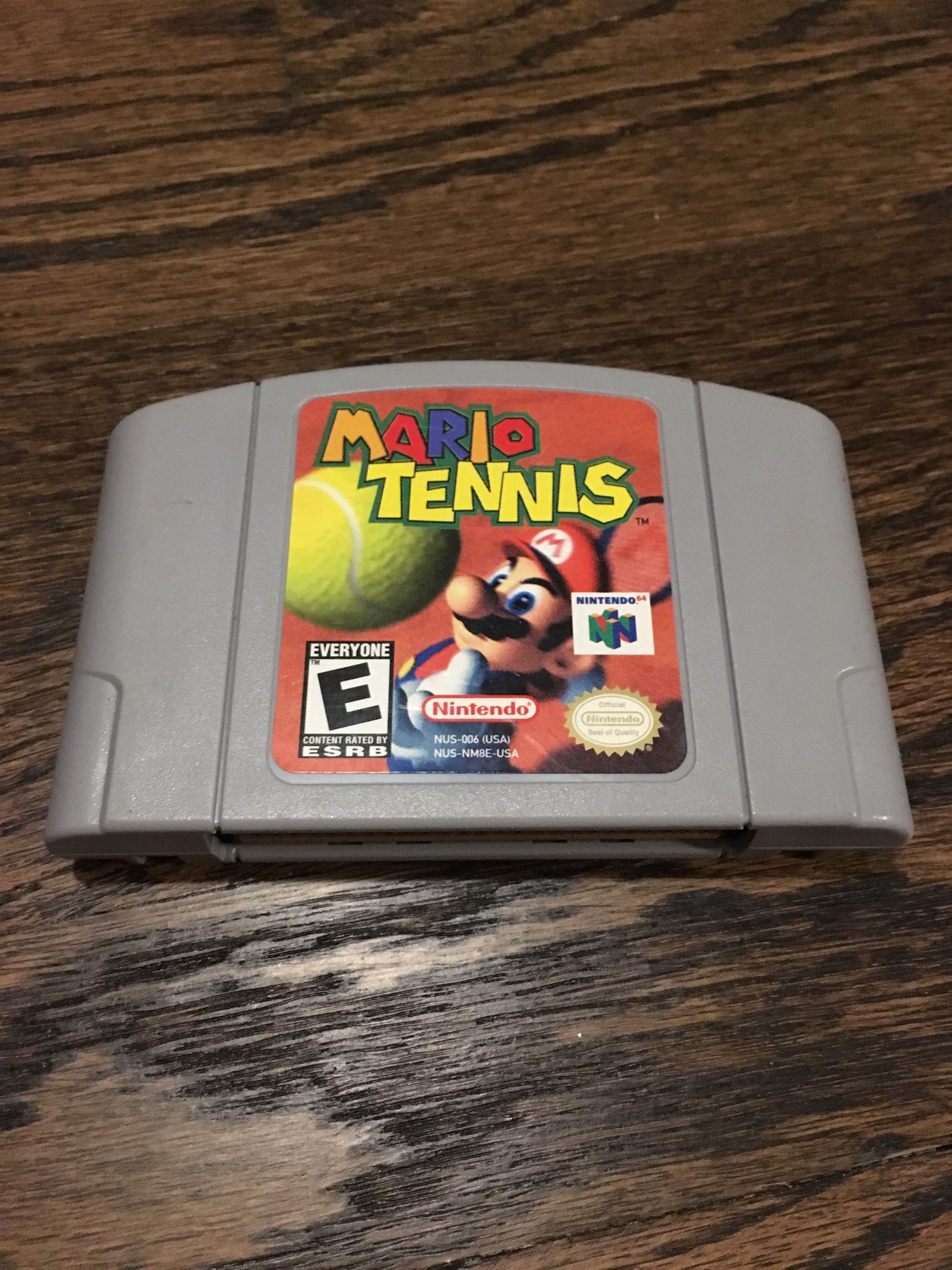 N64 Mario Tennis Game