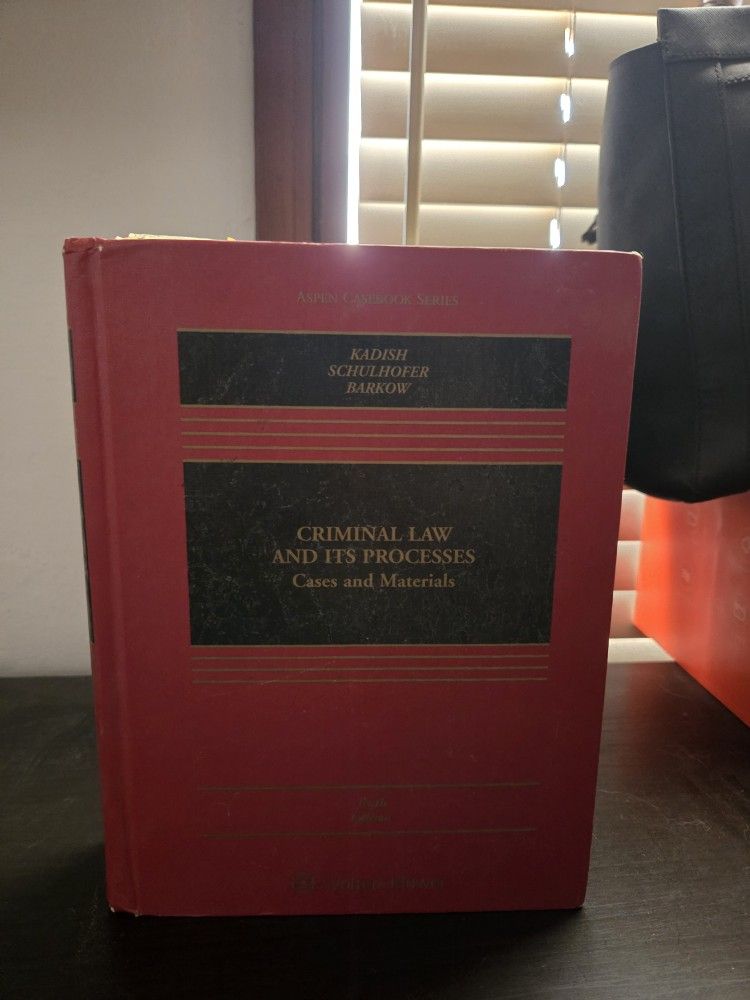 Criminal Law School Textbook