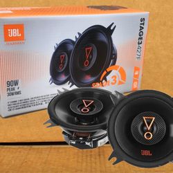 🚨 No Credit Needed 🚨 JBL Car Speakers Stage3 Series 4" 2-Way Coaxial Speaker System 90 Watts 🚨 Payment Options Available 🚨 